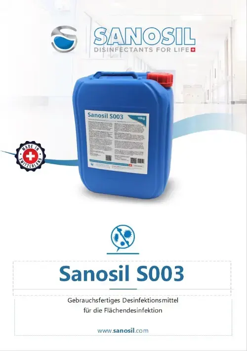 Broschure von Sanosil s003